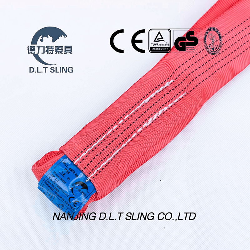 DLT Sling 5T полиэфирной круглой подъемной строчки