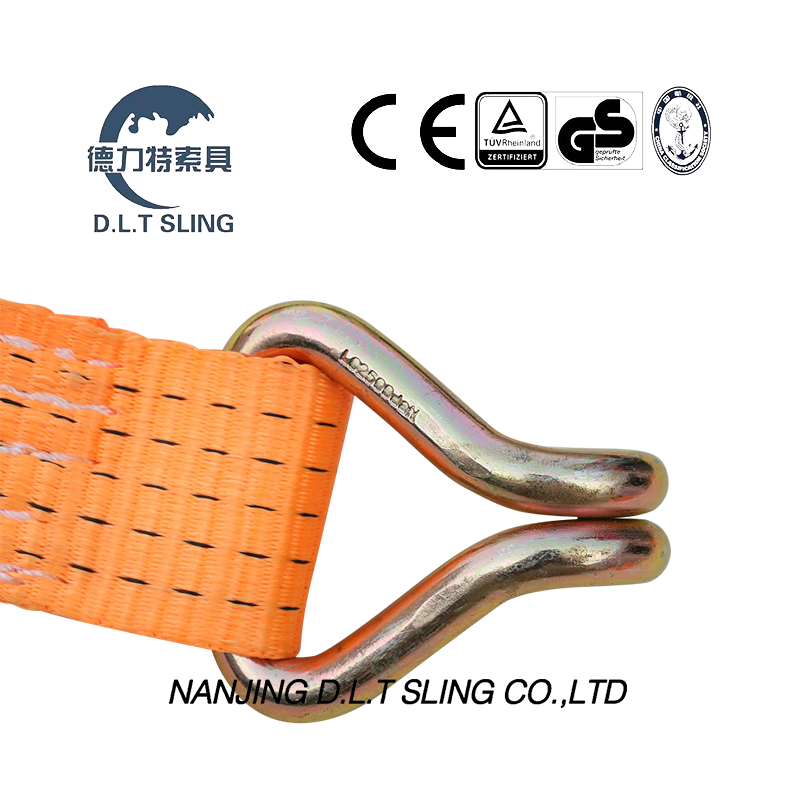 Dlt Sling Ratchet Tie Down с двойным J крючком