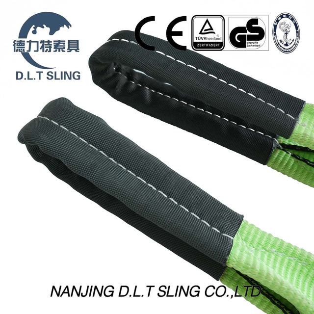 Буксирные ремни с CE, сертификатами GS Fluorescent Green