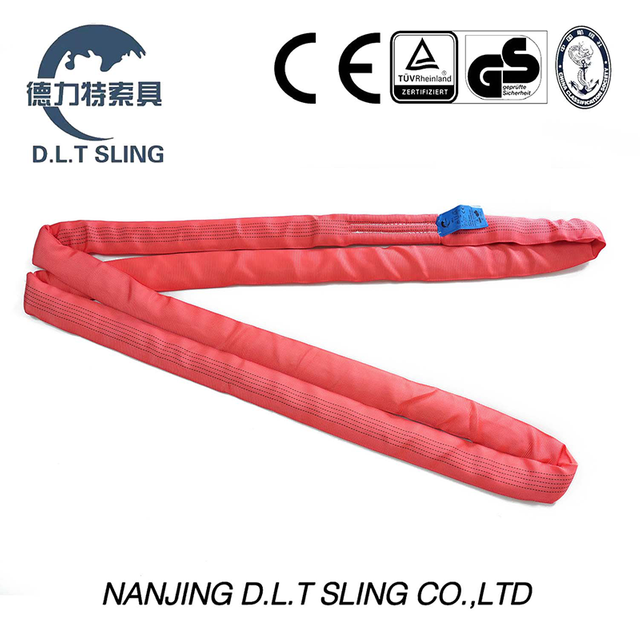 DLT Sling 5T полиэфирной круглой подъемной строчки