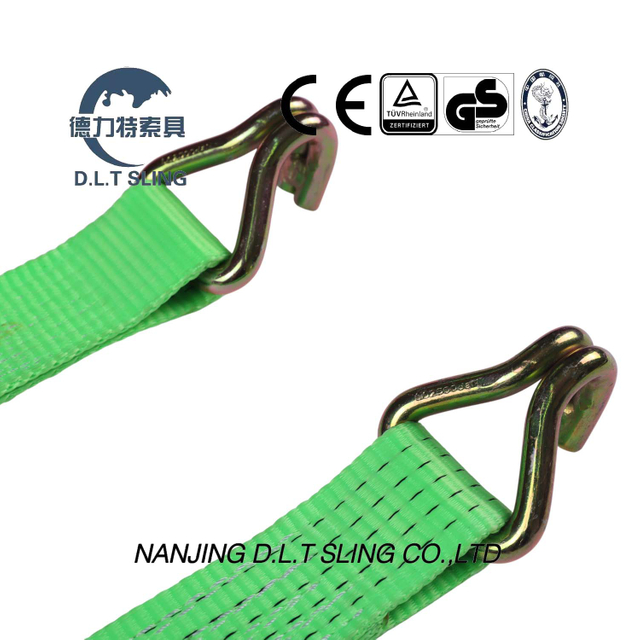 2500/5000 -DAN Ratchet Tie Down Down Fluorescent Green
