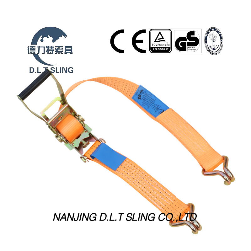 Dlt Sling Ratchet Tie Down с двойным J крючком