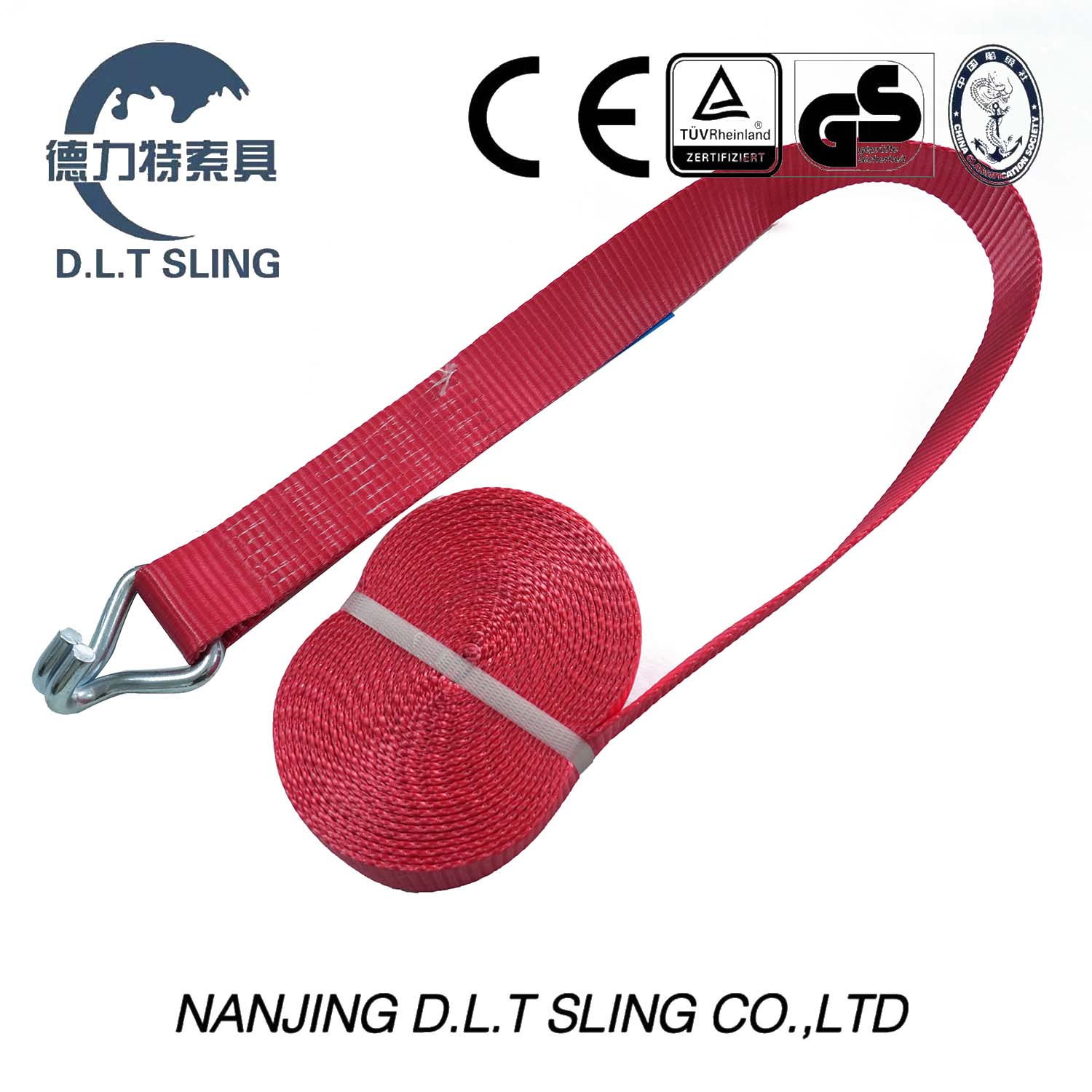 2500/5000dan Rachet Tie Down Ergo Buckel, Double J Hooks